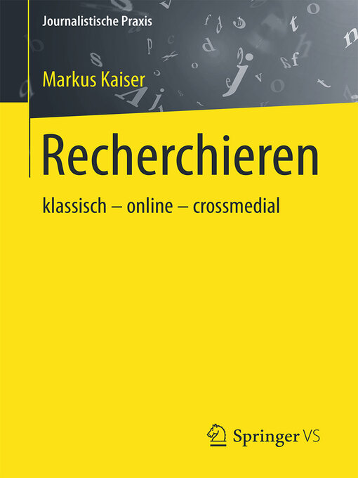 Title details for Recherchieren by Markus Kaiser - Available